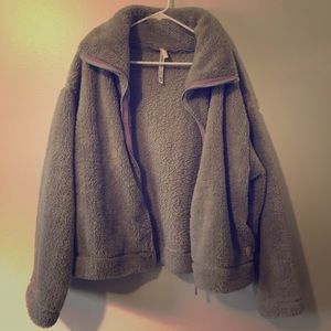 Free People Fuzzy Jacket